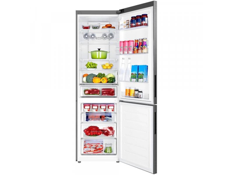 Холодильник Haier C4F640CXU1 серебристый, фото 6