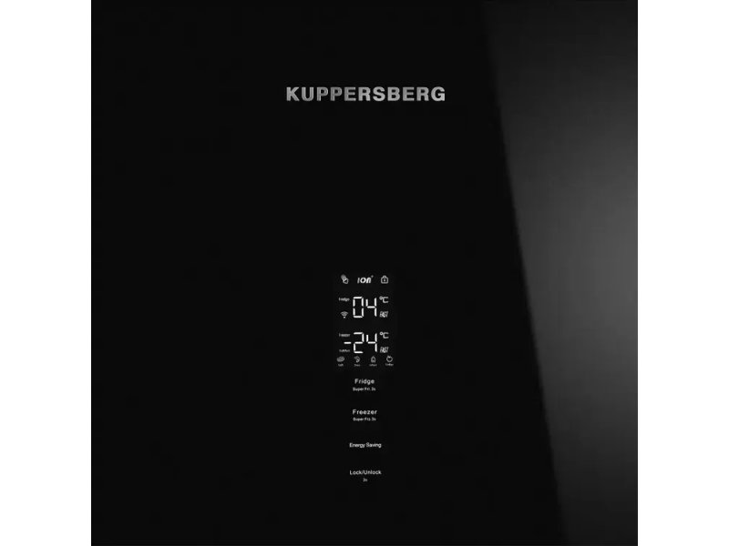 Холодильник Kuppersberg RFCN 2013 BG черный стекло, фото 5