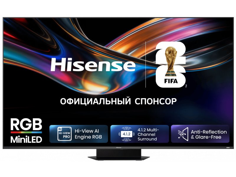 Телевизор Hisense 65UR9S RGB-Mini LED 4K Ultra HD, фото
