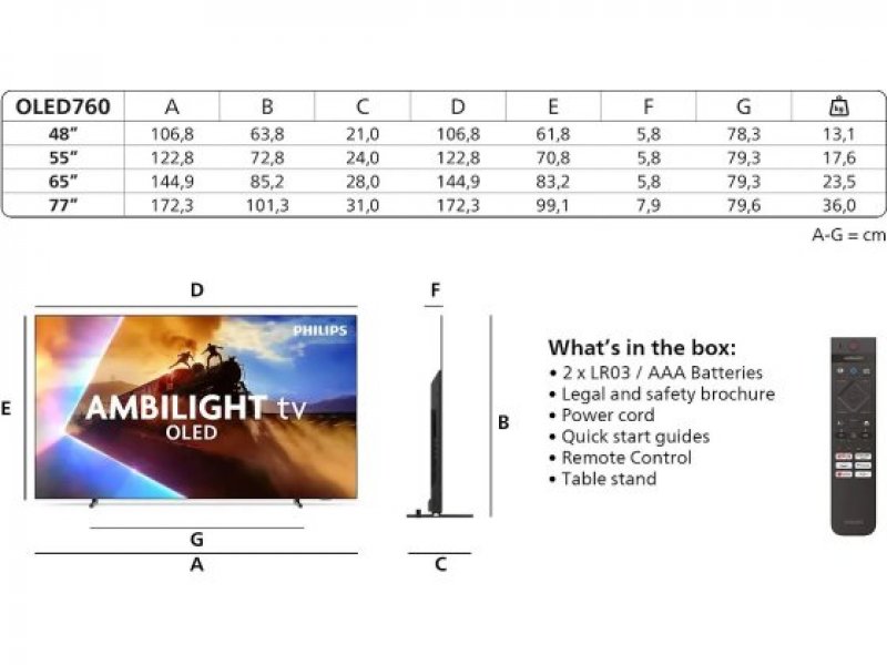 Телевизор Philips 55OLED770 OLED Ex 4K Ultra HD, фото 10