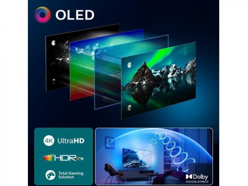 Телевизор Philips 77OLED770 OLED Ex 4K Ultra HD, фото 7
