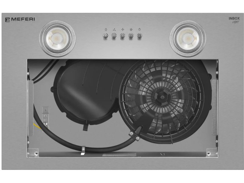 Встраиваемая вытяжка Meferi Light Inbox45IX нержавеющая сталь, фото 4
