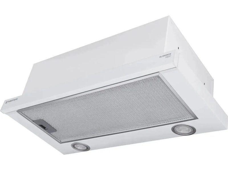 Встраиваемая вытяжка Meferi Glass Ultra SlideBox60WH белый, фото