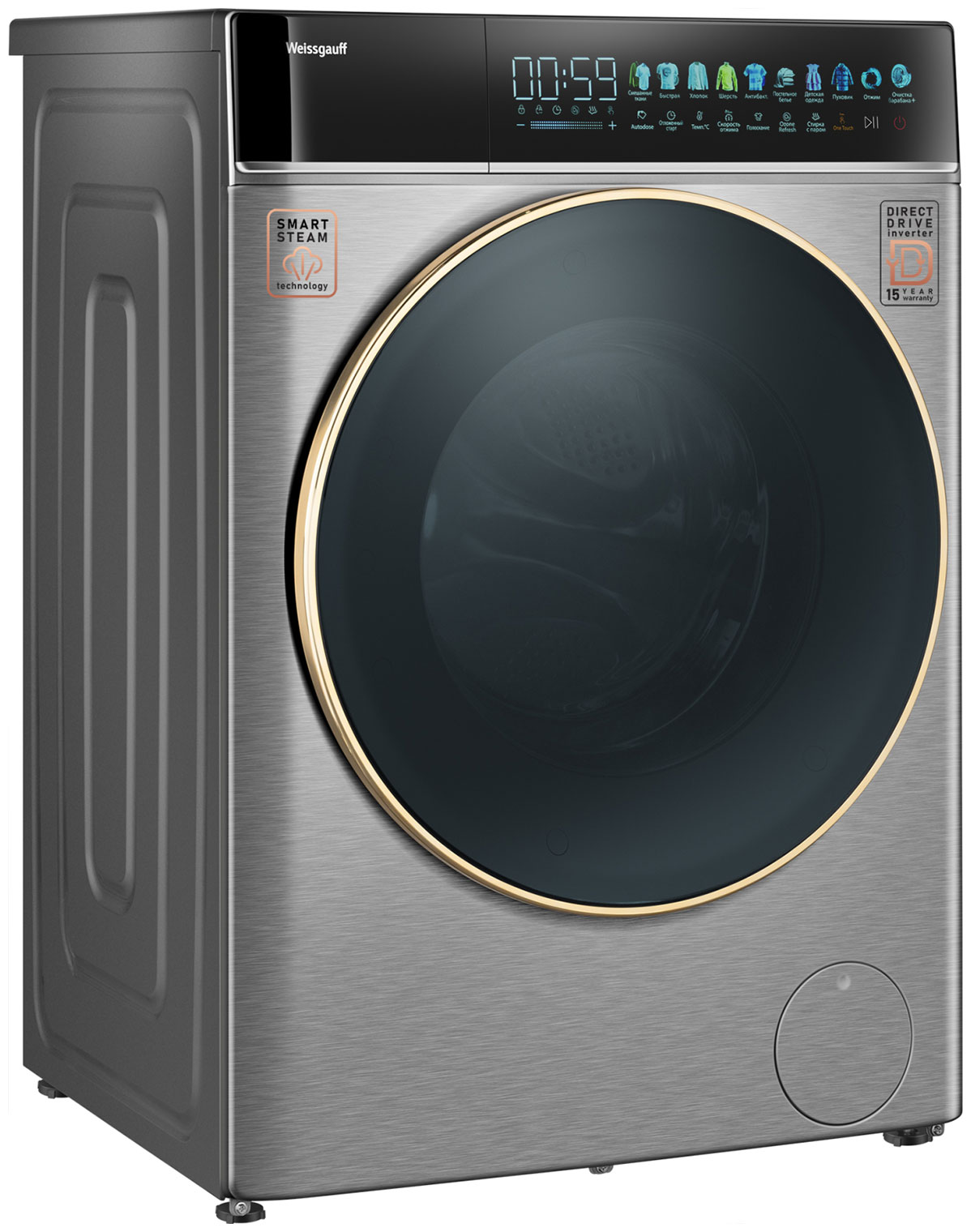Стиральная машина Weissgauff WM 58411 Direct Drive Inverter Premium, фото 2