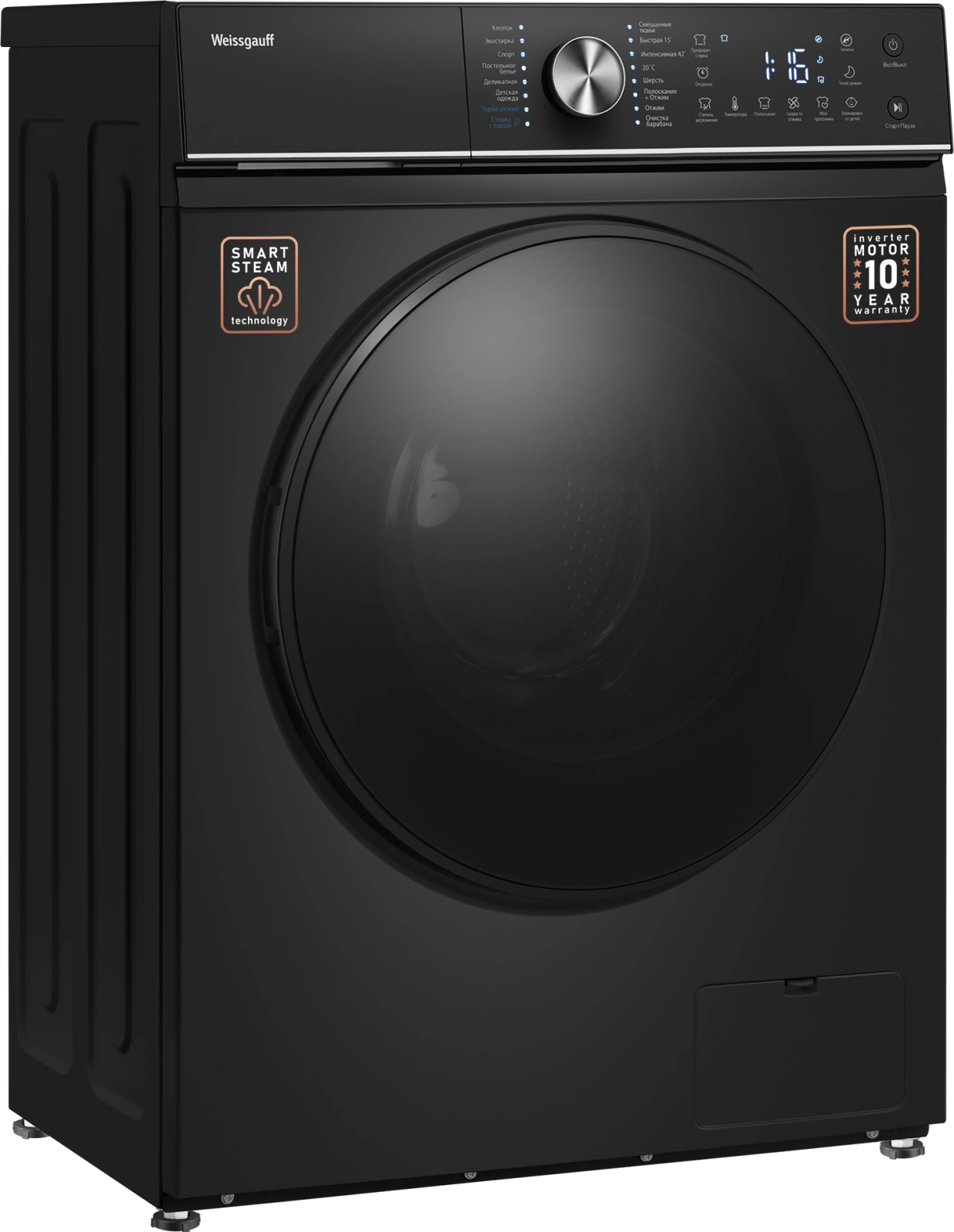 Стиральная машина Weissgauff WM 4106 D Edition, фото 3
