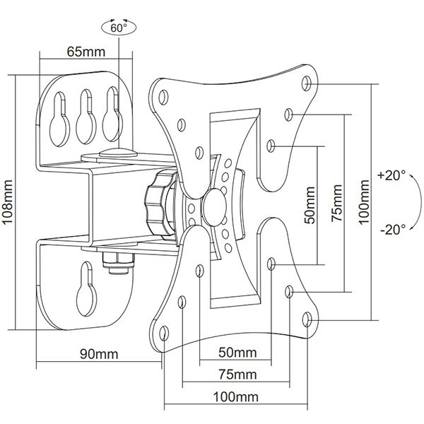 Кронштейн iTECHmount LCD-102B