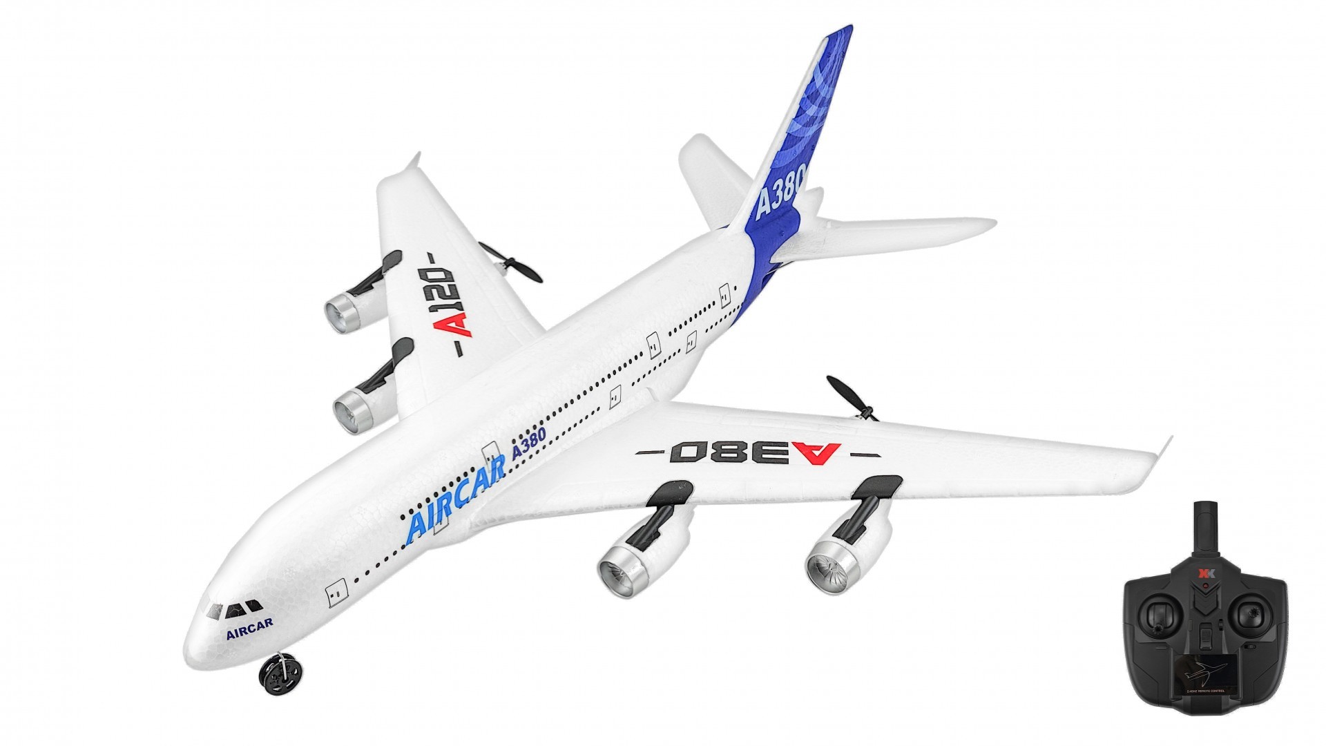 Радиоуправляемый самолет A380 XK A120 2.4G RTF