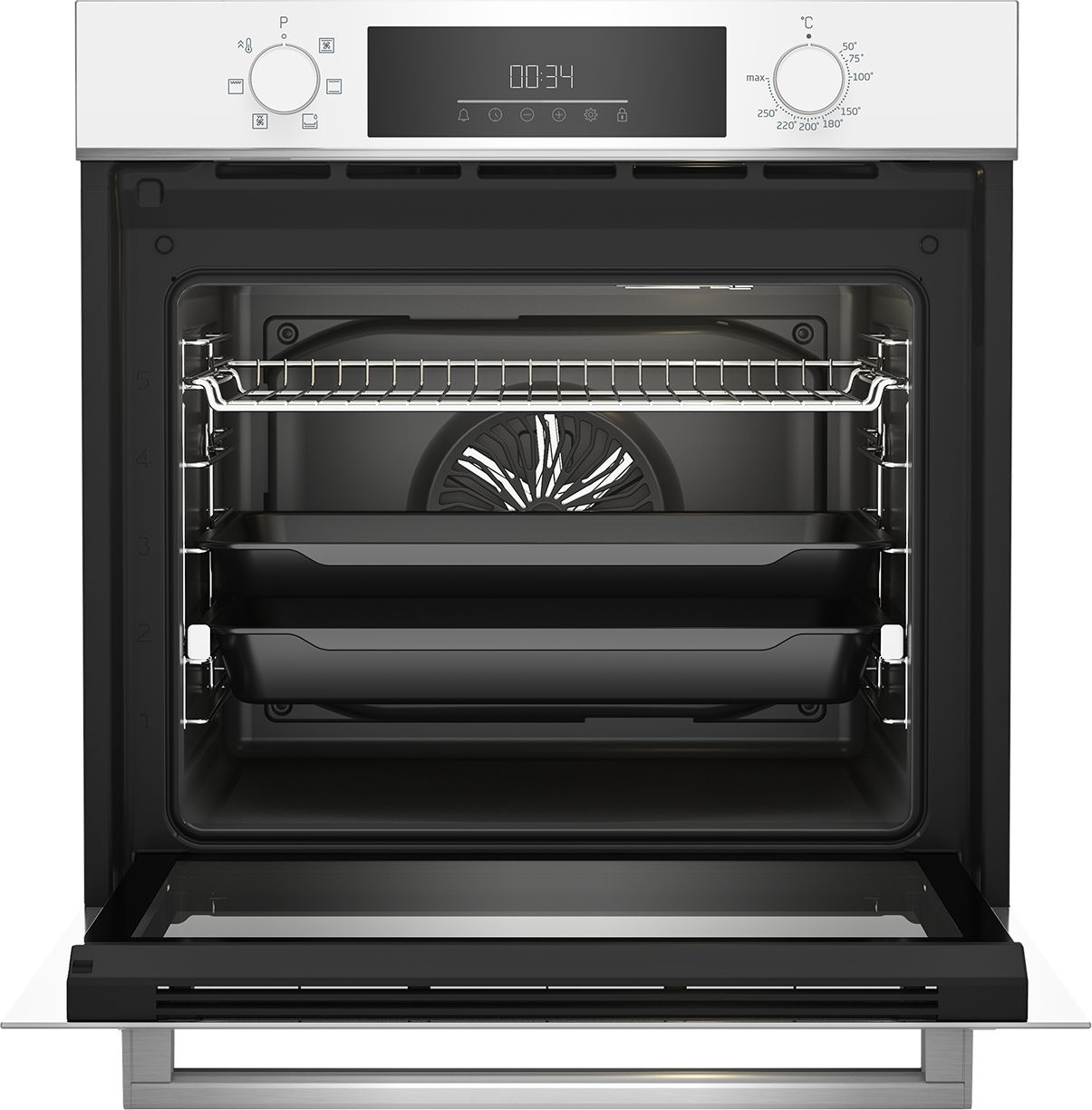 Электрический духовой шкаф Beko BBIE18300W белый, фото 4