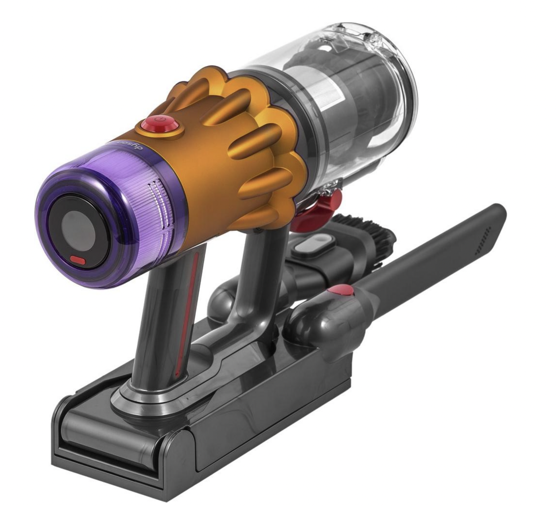 Пылесос Dyson V12 Detect Slim Absolute SV46 «yellow/nickel»