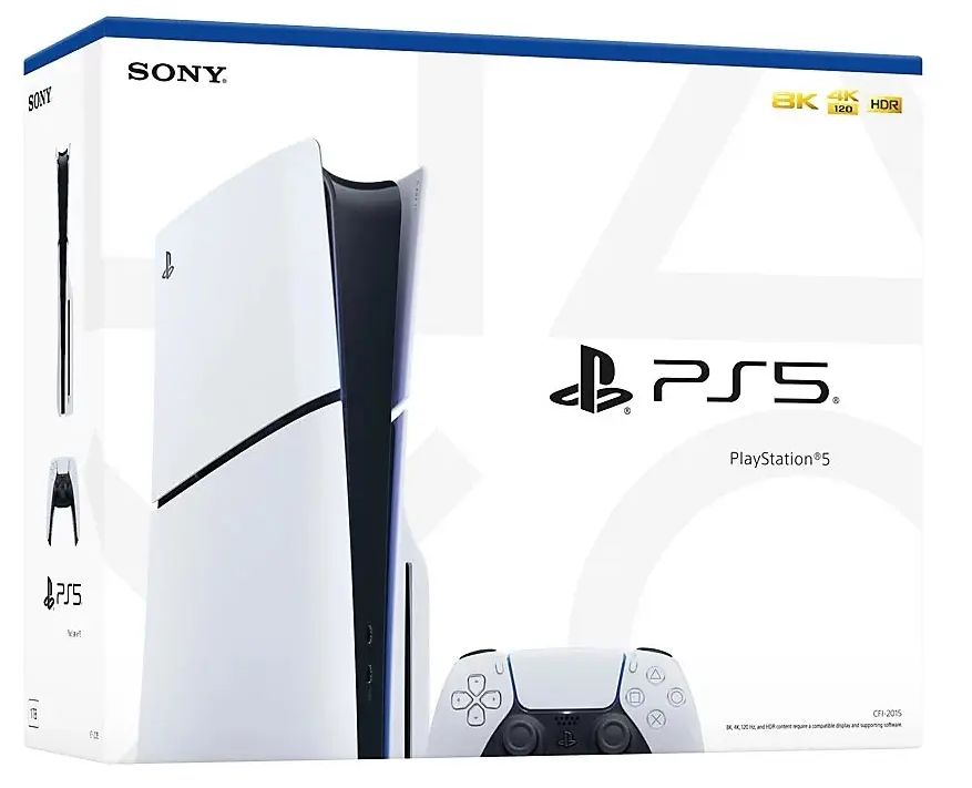 Игровая приставка Sony PlayStation 5 Slim 1ТБ SSD с дисководом, «белая»