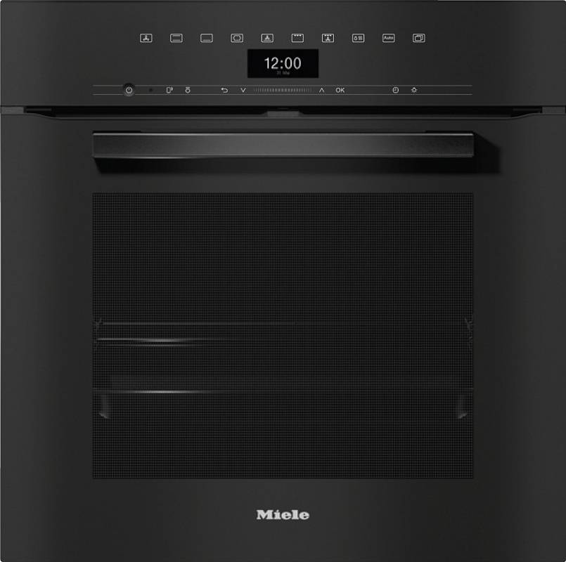 Духовой шкаф MIELE H7460B OBSW черный обсидиан, фото