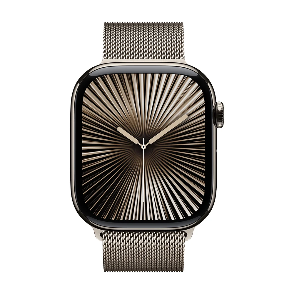 Часы Apple Watch Series 10, 42 мм, Natural Titanium Case with Milanese Loop