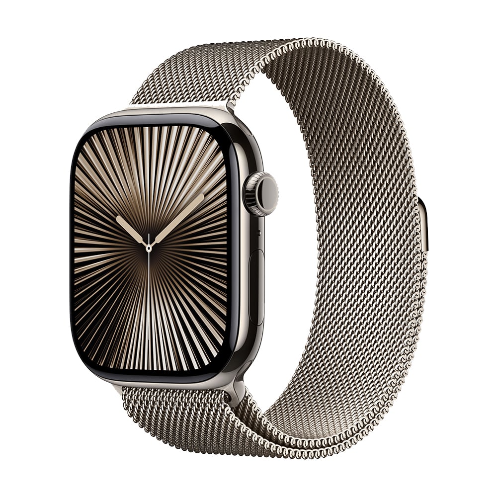 Часы Apple Watch Series 10, 42 мм, Natural Titanium Case with Milanese Loop