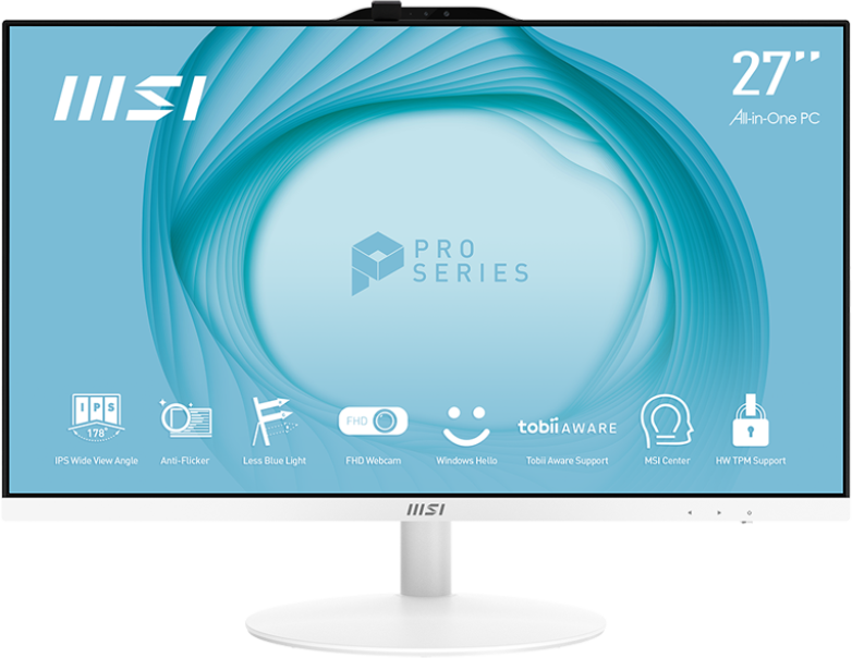 AIO MSI PRO AP272 13M-434RU i7-13700 16Gb SSD 1Tb Intel UHD Graphics 770 27 FHD IPS BT Win11Pro Белый 9S6-AF8312-434