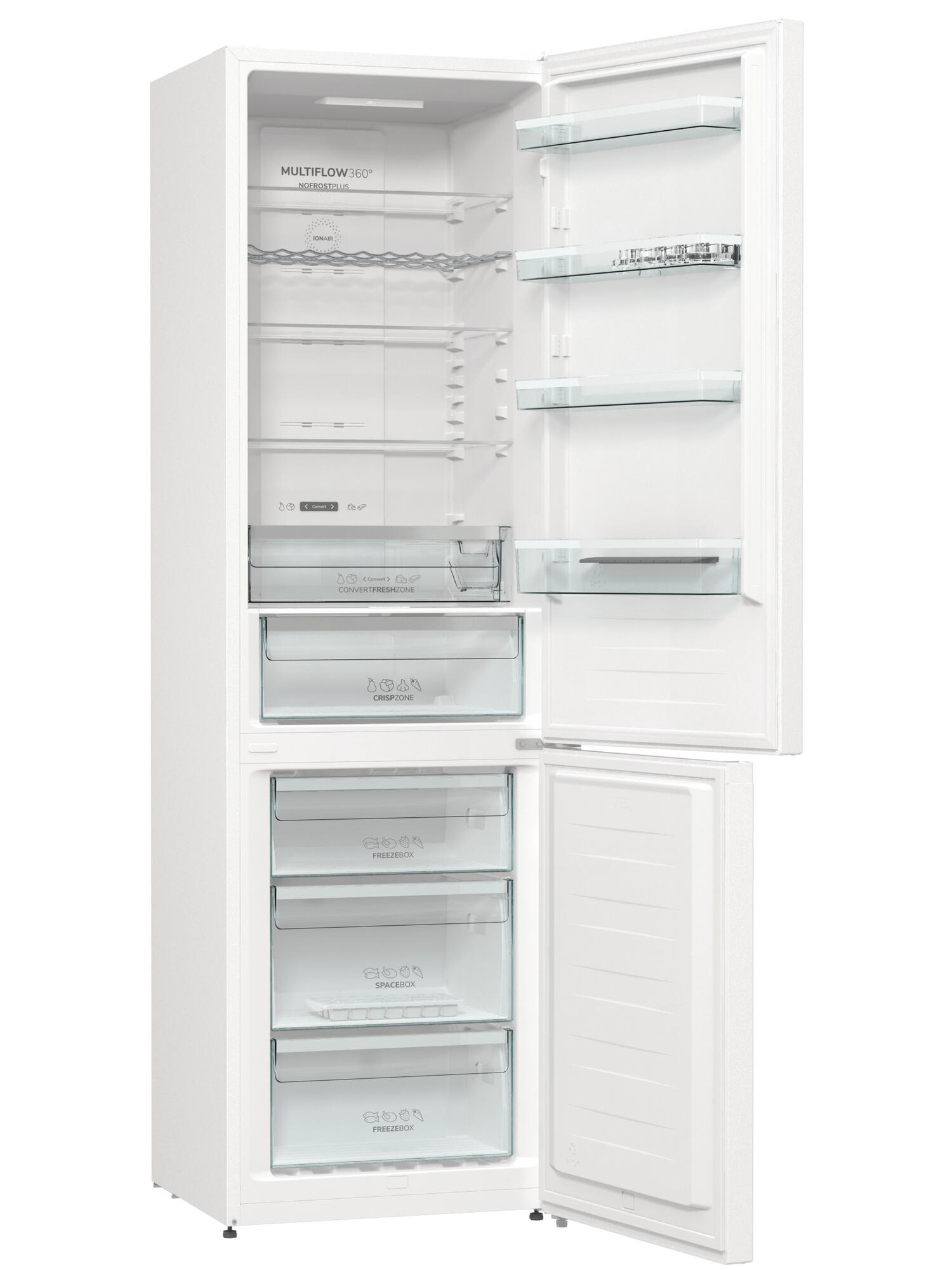 Холодильник с морозильником Gorenje NRK6202AW4, фото 9
