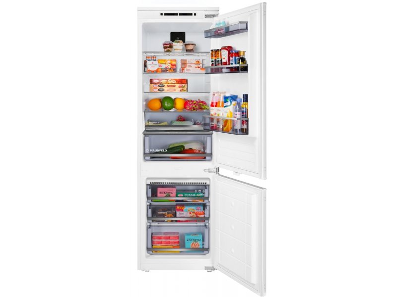 Встраиваемый холодильник Maunfeld MBF177NFFWGR Inverter, фото 2
