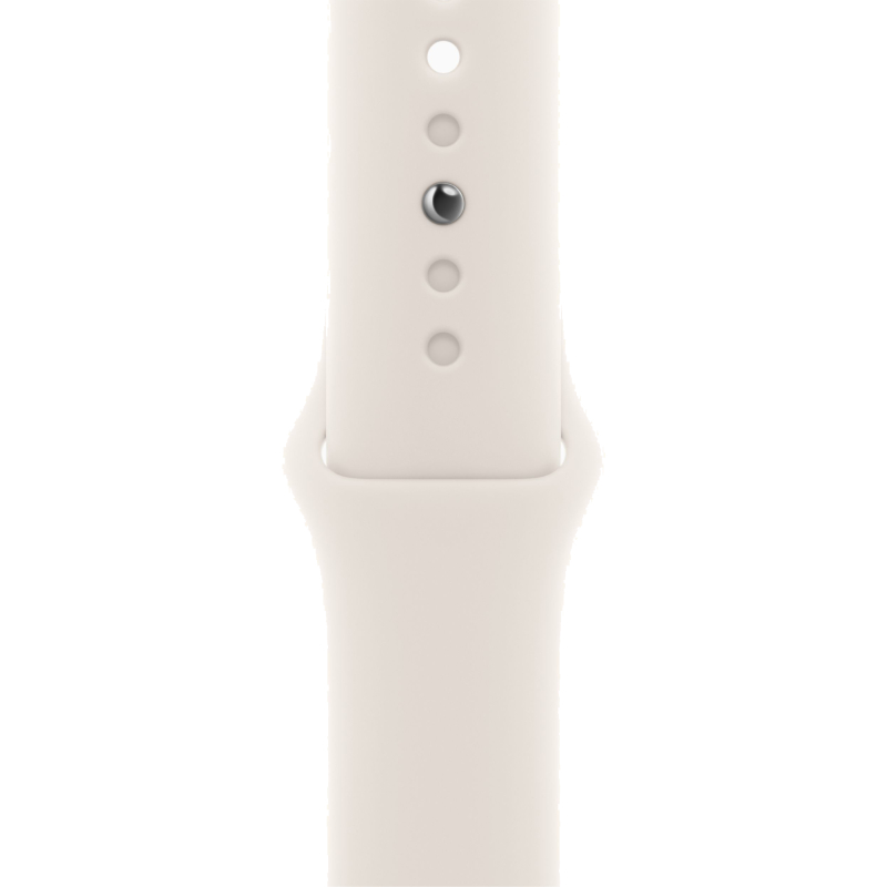 Часы Apple Watch SE (2024) 40mm Aluminium Case (Starlight), Sport Band (Starlight) M/L
