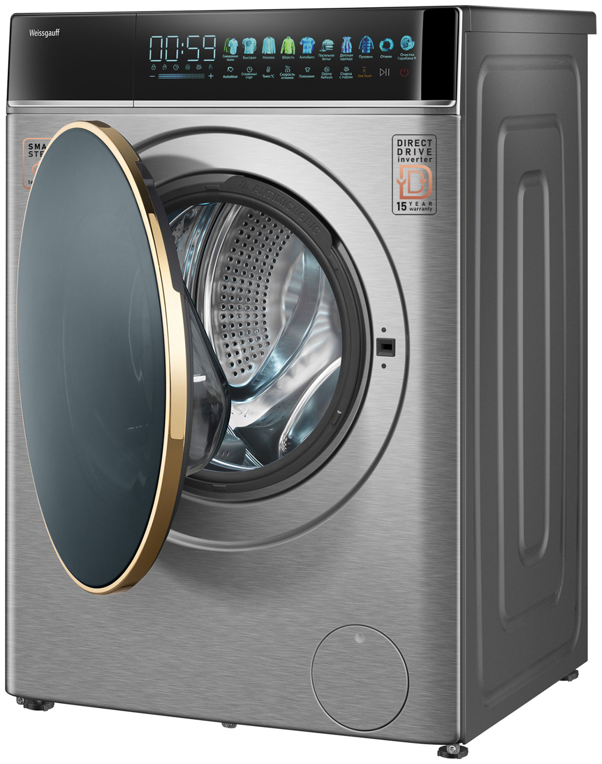 Стиральная машина Weissgauff WM 58411 Direct Drive Inverter Premium, фото 3