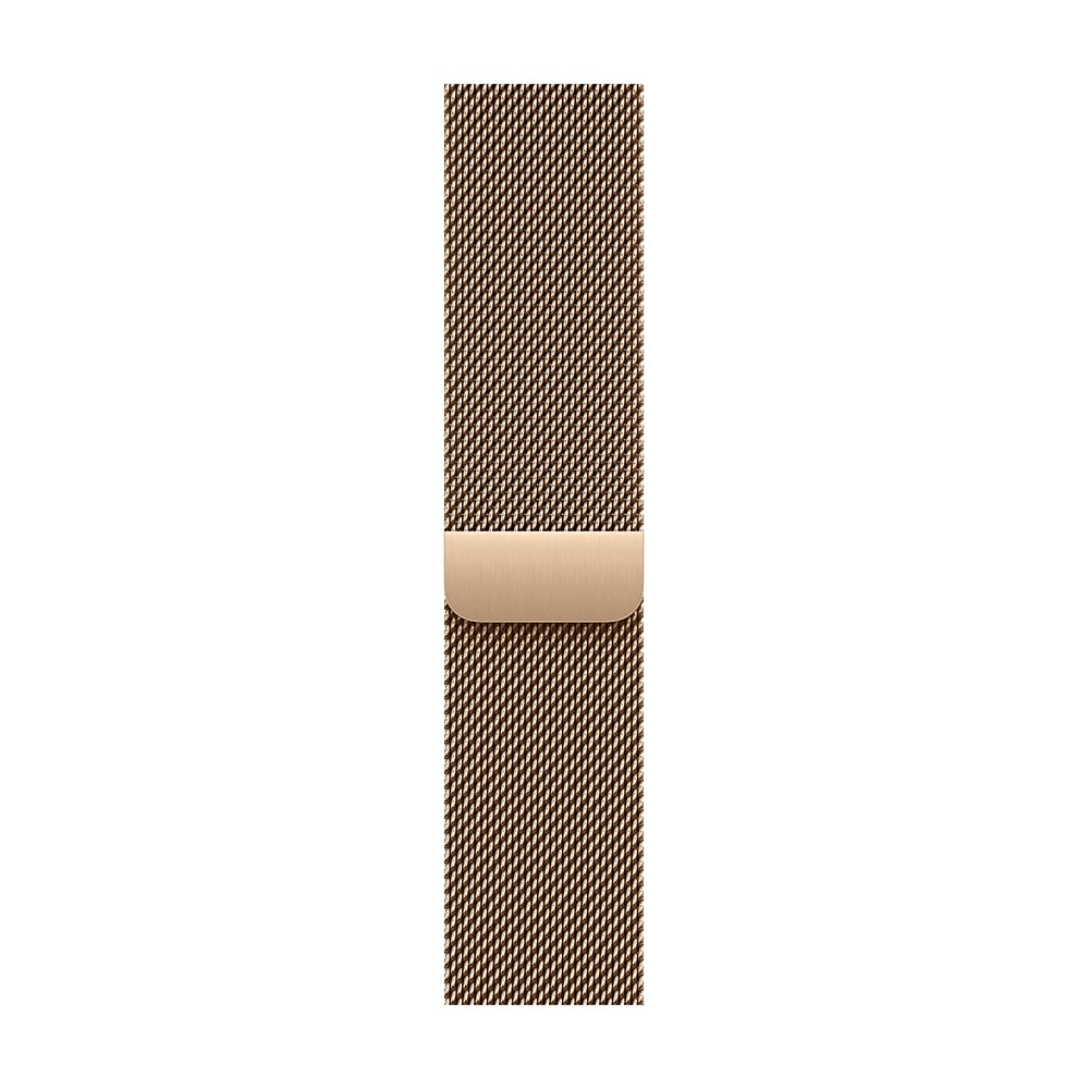 Часы Apple Watch Series 10, 42 мм, Gold Titanium Case with Milanese Loop