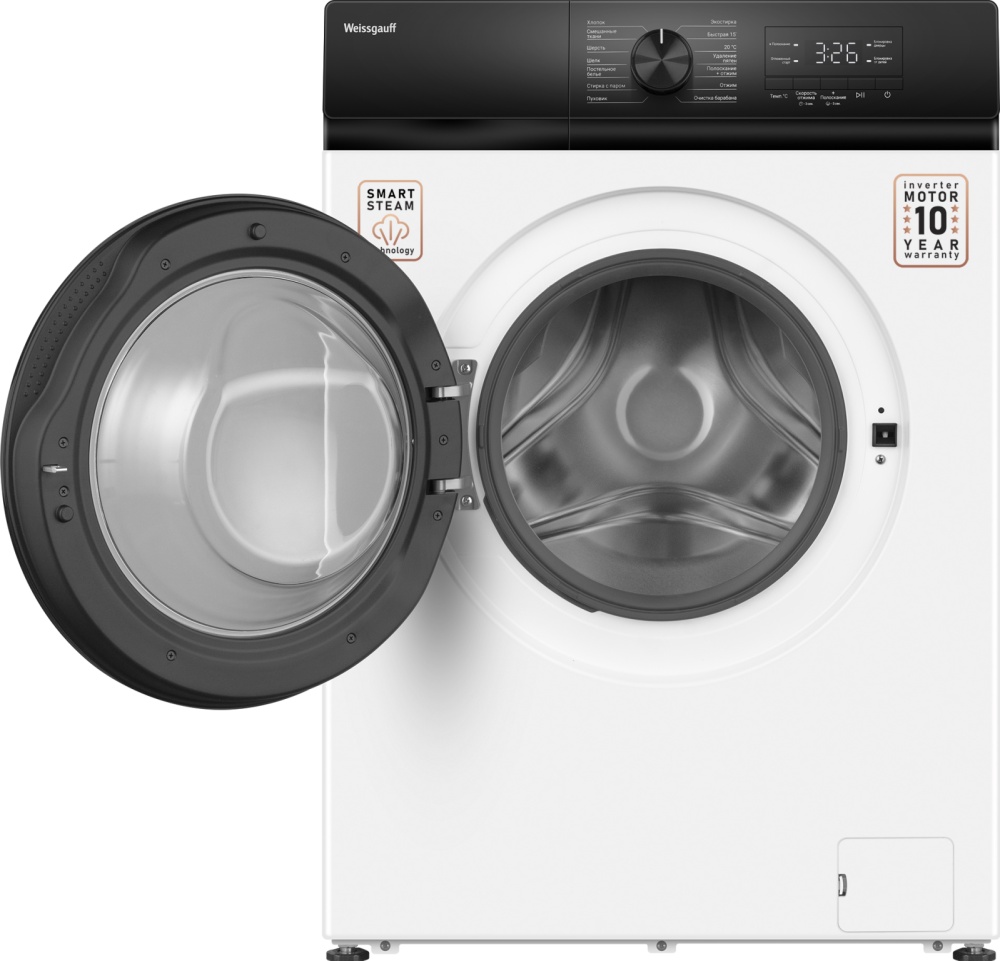 Стиральная машина Weissgauff WM 39106 Inverter Steam, фото 6
