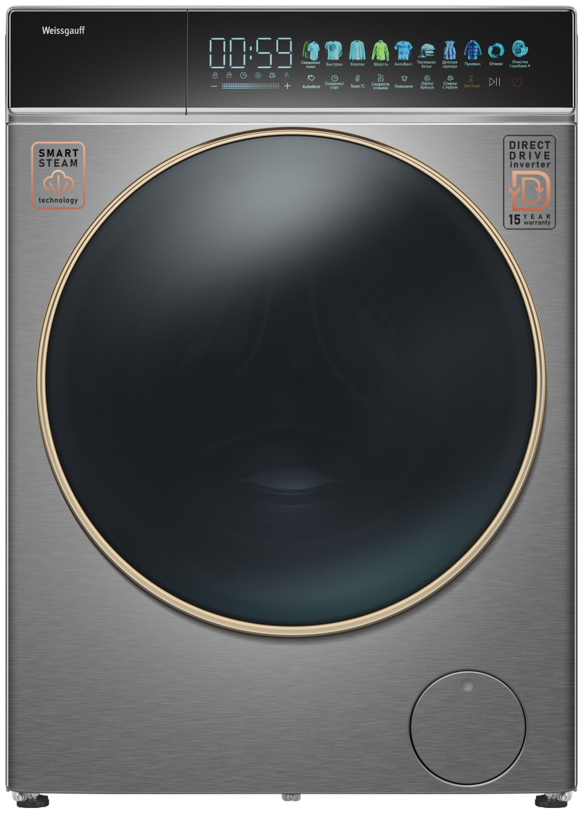Стиральная машина Weissgauff WM 58411 Direct Drive Inverter Premium, фото