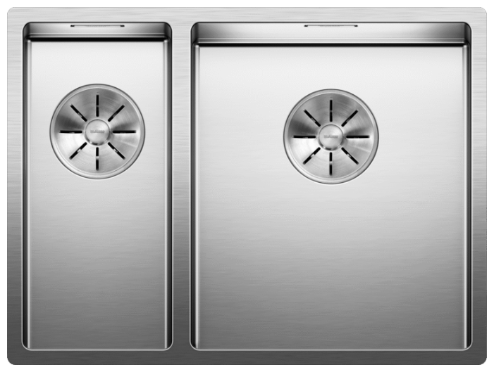 Врезная кухонная мойка Blanco Claron 340/180-U InFino R 58.5х44см нержавеющая сталь