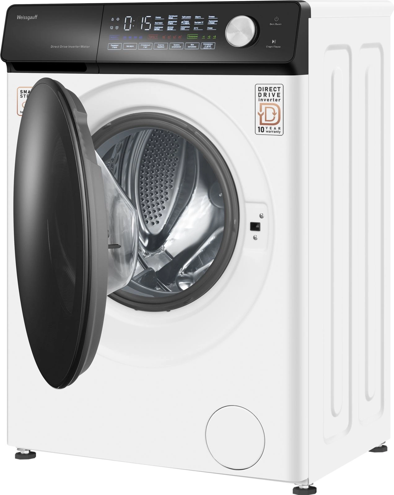 Стиральная машина Weissgauff WM 45127 Steam Direct Drive, фото 6