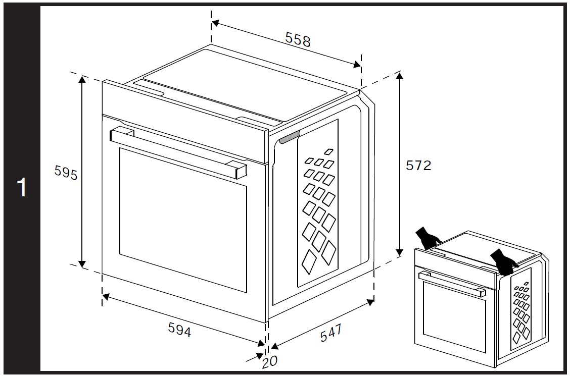 Электрический духовой шкаф Beko BBIE18300W белый, фото 9