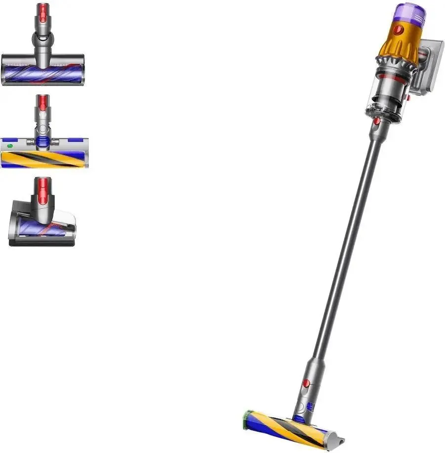 Пылесос Dyson V12 Detect Slim Absolute SV46 «yellow/nickel»