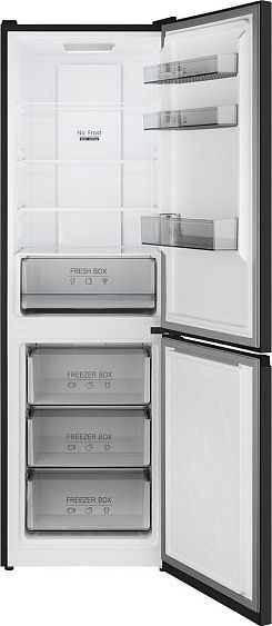 Холодильник Weissgauff WRK 185 Total NoFrost Inverter Black Inox, фото 4