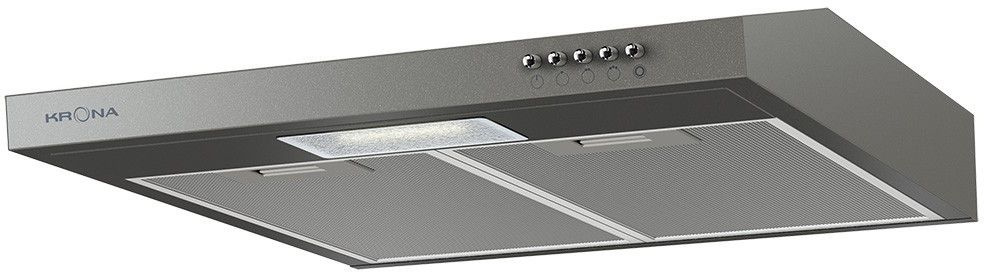 Вытяжка козырьковая Krona Jessica slim 500 металлик, фото